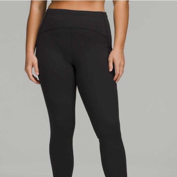 Lululemon Womens Swift Speed HR Tight 28” Pockets Luxtreme Leggins Black Size 4 - Picture 1 of 16